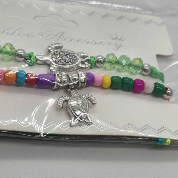 Brand New  2 different turtle Adjustable Bracelet - Picture 3 of 3